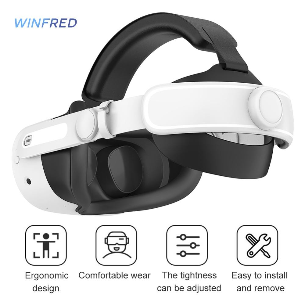 VR Headset Strap Headband Adjustable Head Strap for Meta Quest 3S/Meta