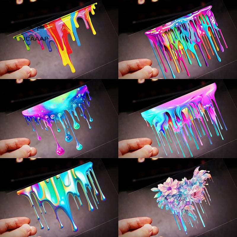 JCAAAP Car Decoractive Stickers With Dopamine Coloured Fluid Paint
