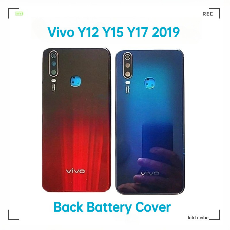Back Cover For Vivo Y12 Y15 Y17 2019 Back Battery Rear Housing Door ...
