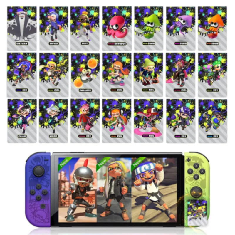 Splatoon Card Splatoon 3 Cards NS Switch Game Splatoon 3 Card NFC Card ...