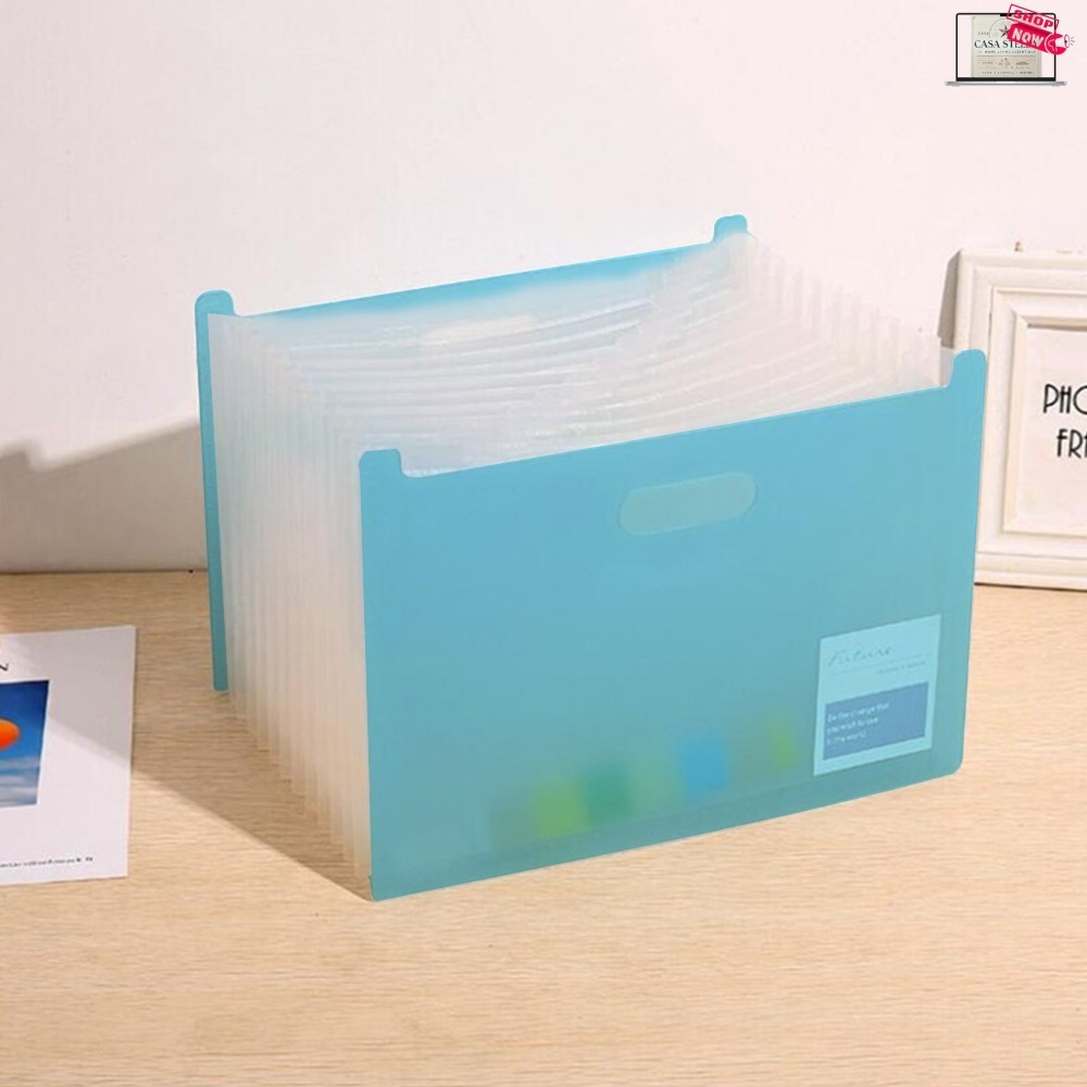 A4 13-Layer File Organizer – Desktop Document Folder & Paper Storage ...