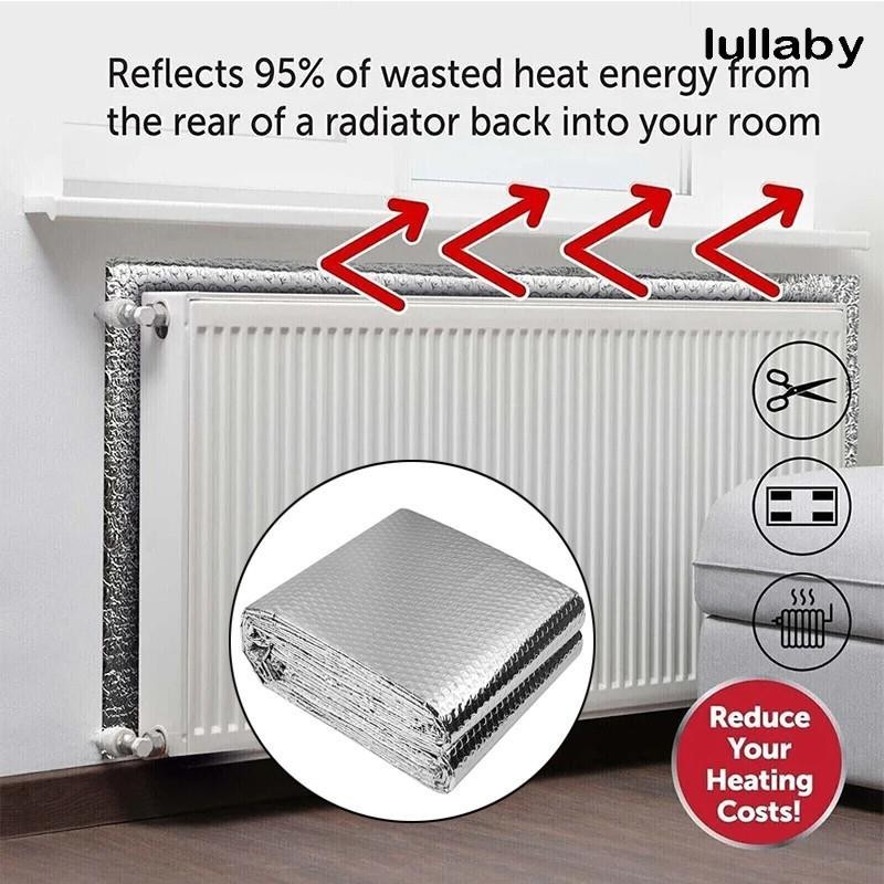 Radiator Heat Reflector Back Foil Heat Reflective 5M Heat Energy Saving ...