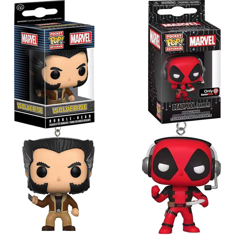 Funko Pop Marvel Funko Pop! Marvel Keychain Deadpool Wolverine