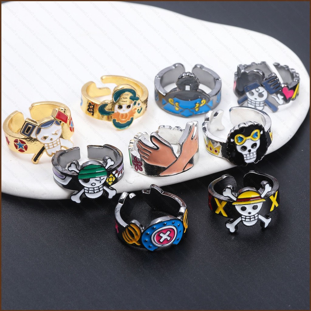 Kira One Piece Luffy Tony Tony Chopper Roronoa Zoro Anime Ring COSPLAY ...