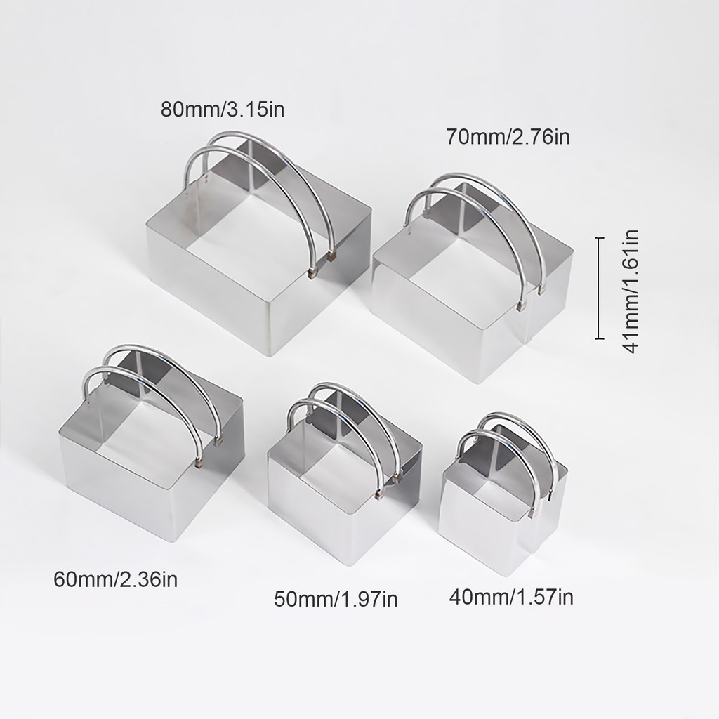 5pcs Baking Cutter Mould Rust-proof Baking Dough Tools for Making ...
