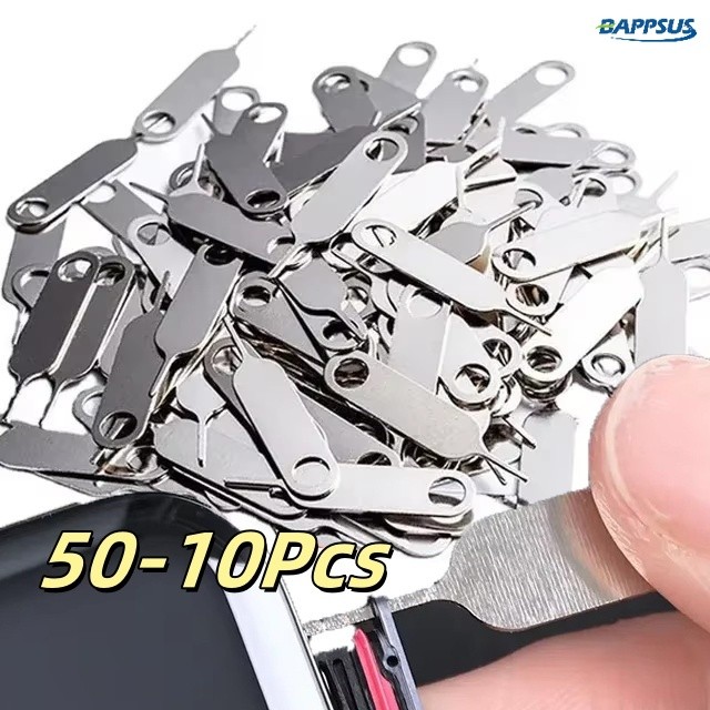 50/10PCS Metal Eject Sim Card Tray Open Pin Key Tool for IPhone 15 ...