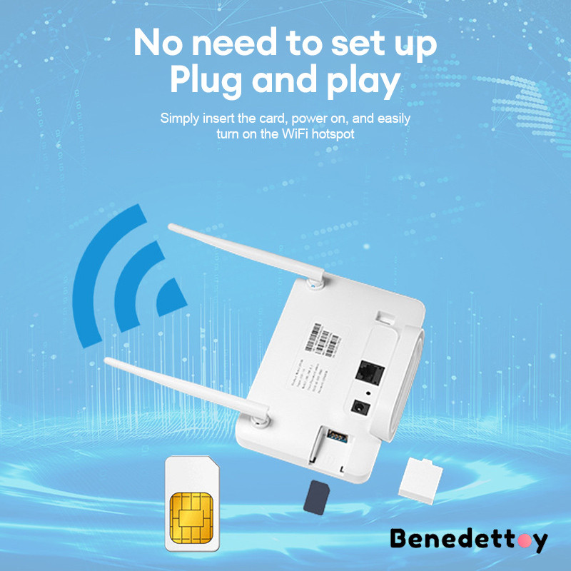 Convenient 4G Router Card Insertion Mobile WiFi High Speed Wireless ...