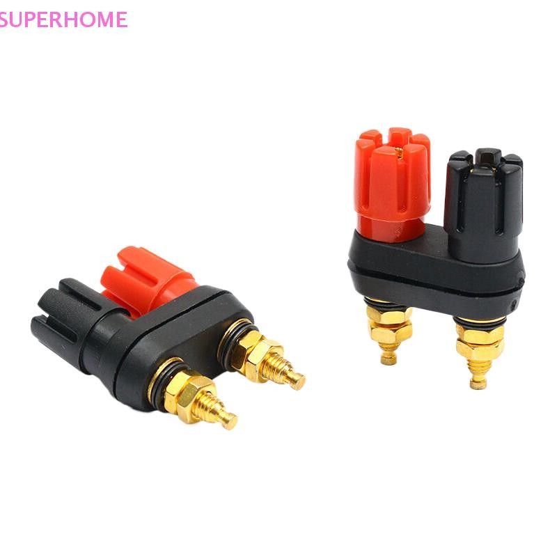 SUPERHOME Speaker Banana Plug Terminal Connector Banana Socket Dual