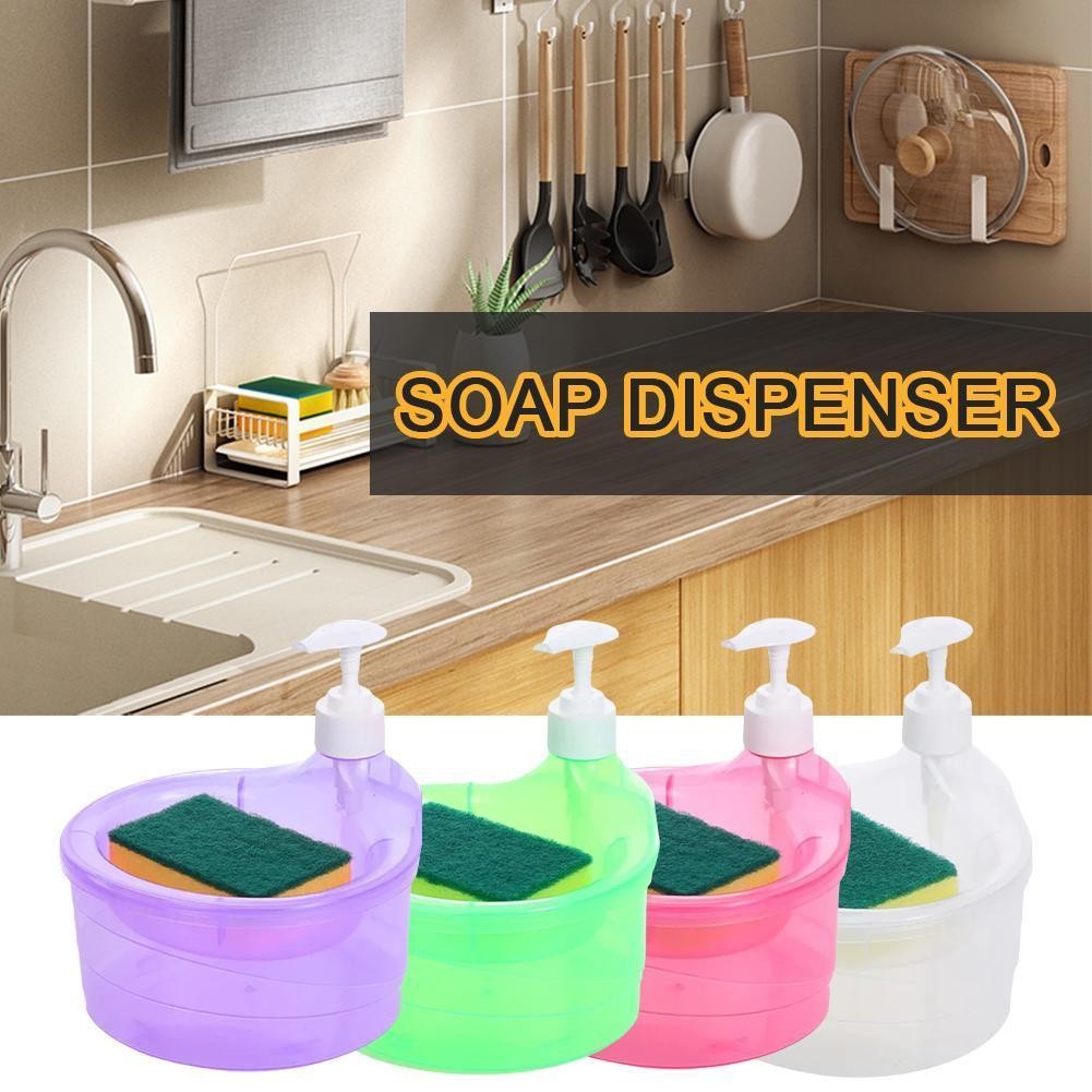 Kitchen Integrated Dishwashing Liquid Dish Towel Storage Press Box Soap ...