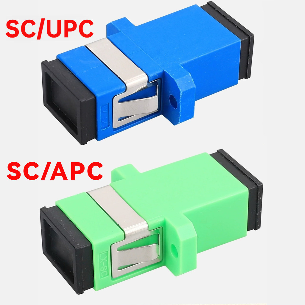 thumbnail image 2 of 10-Pack SC To SC Single Mode Simplex Fiber Optic Coupler Adapters 2 of 6