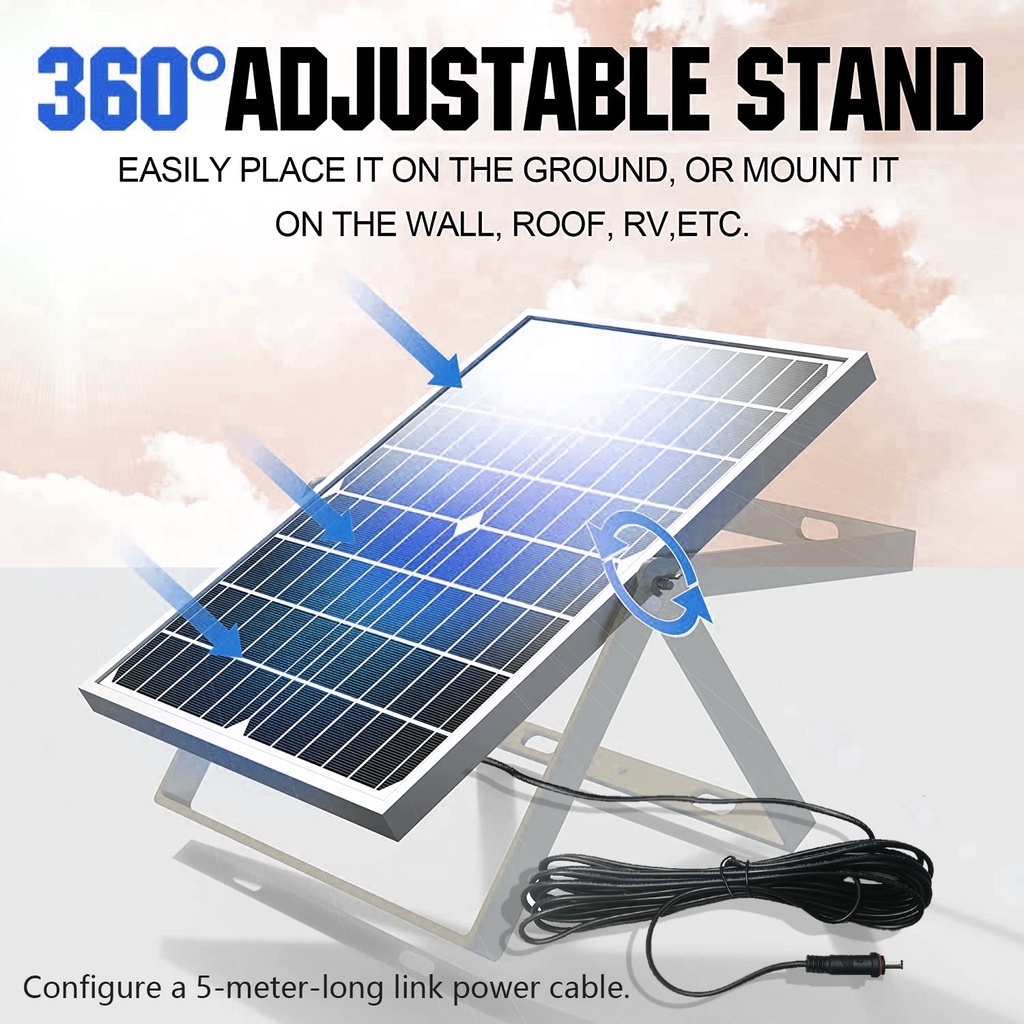 DC Solar Air Fan Mini Exhaust Fan 8W Solar Panel+6 Inch Duct High-Speed ...
