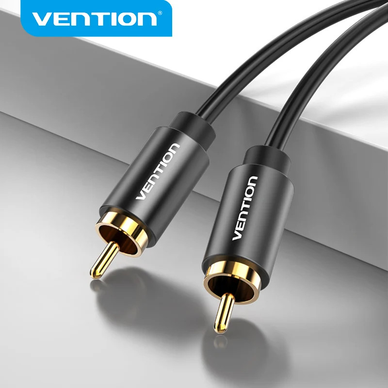 Vention RCA to RCA Audio Cable Male to Male Coaxial Cable for TV Box ...