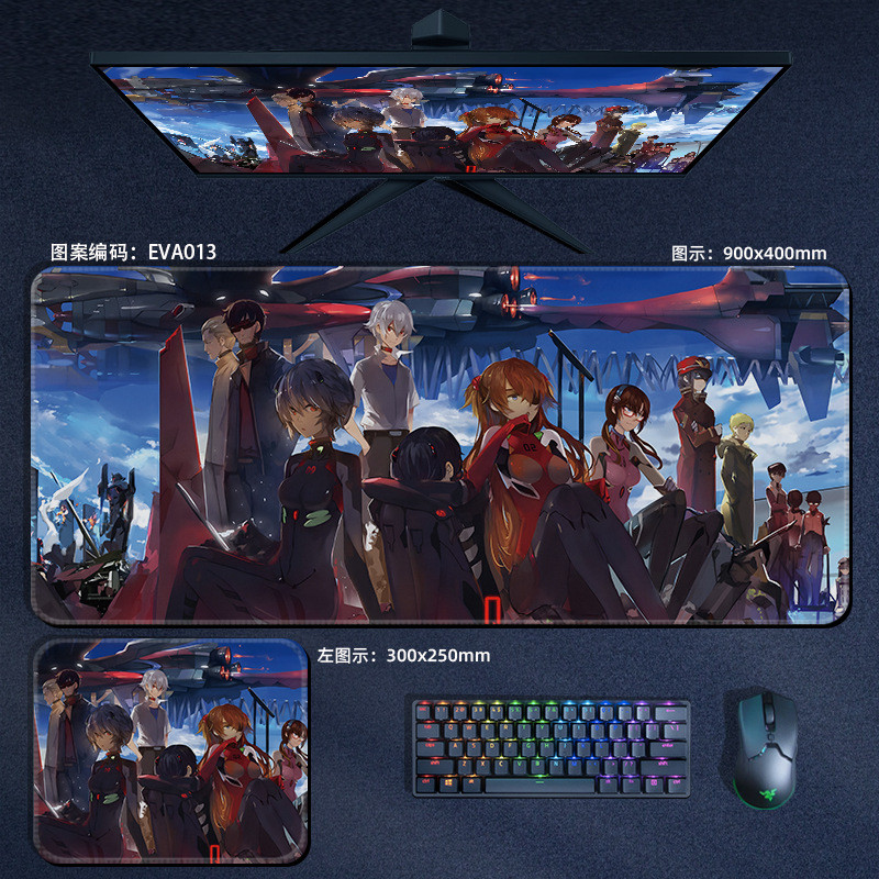 EVAMouse Pad Large Neon Genesis Evangelion Evangelion Mouse Pad Shinji ...
