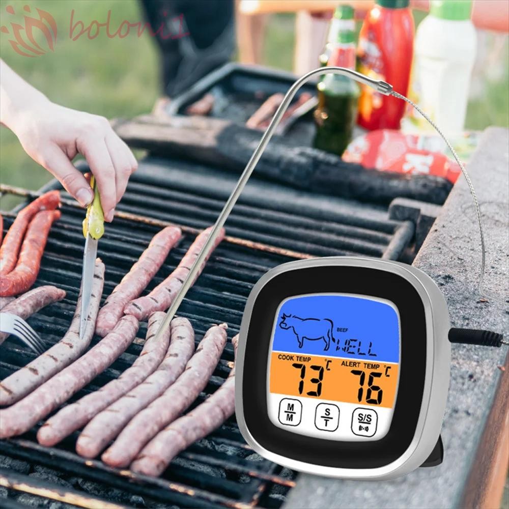[COD] Meat Temperature Probe, Touch Screen with Long Probe Digital Meat ...