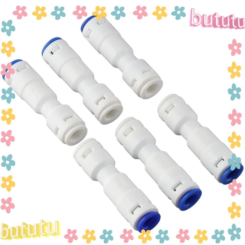 BUTUTU 6 Pcs Check Valve, White 1/4 Inch Water Dispenser Pipe, Easy to