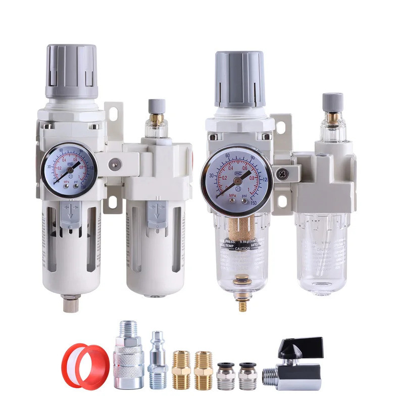 Pneumatic Pressure Regulator Air Source Processor Compressed Air Filter ...