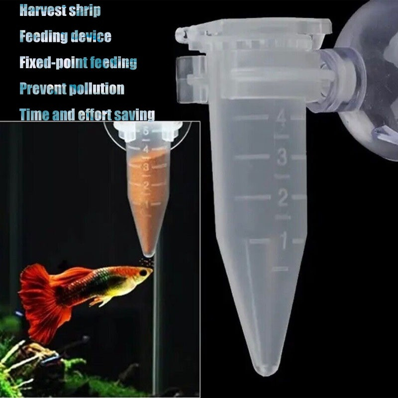 Automatic Feeder Tapered Shrimp Egg Fish Feeding Dispenser with Suction ...