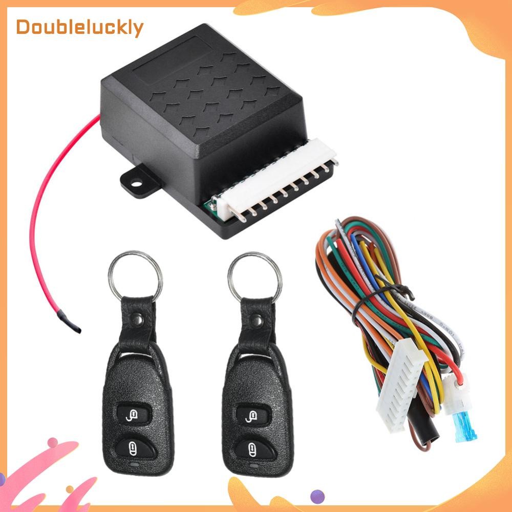 12V Auto Locking Security Keyless Entry Kit with 2 Remote Control ...