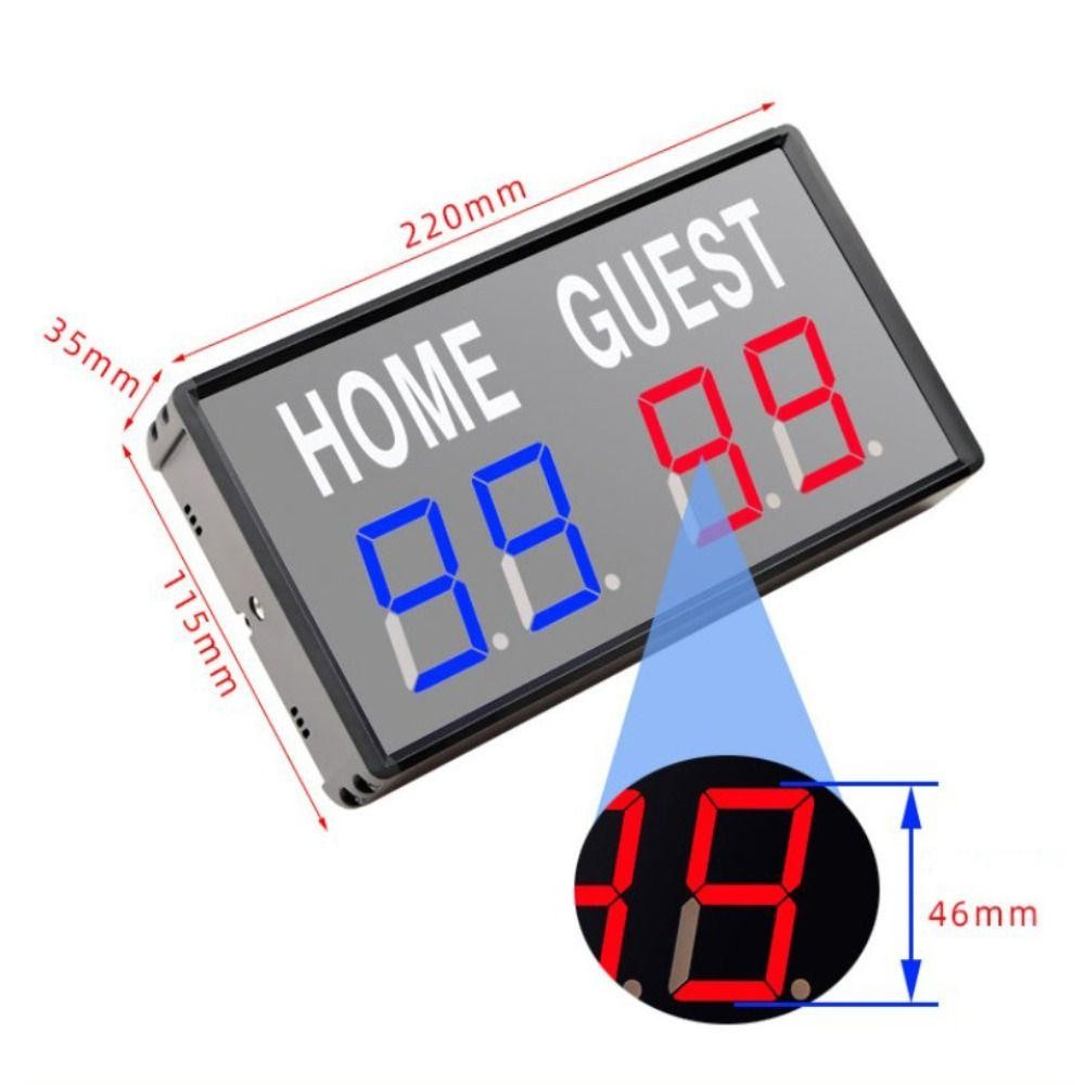 CHINK Electronic Scoreboard, Portable Multiple Sports Digital ...