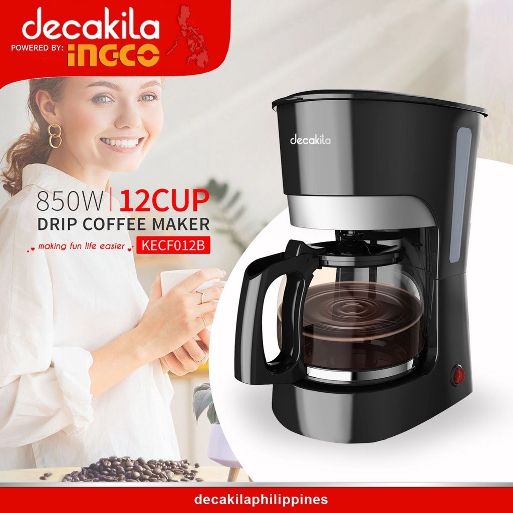 RQ+Decakila KECF012B Drip Coffee Maker / Coffee Machine 1.5L (12cups ...