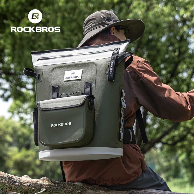 ROCKBROS Backpack Soft Sided Waterproof Insulated Backpack Cooler Bag ...