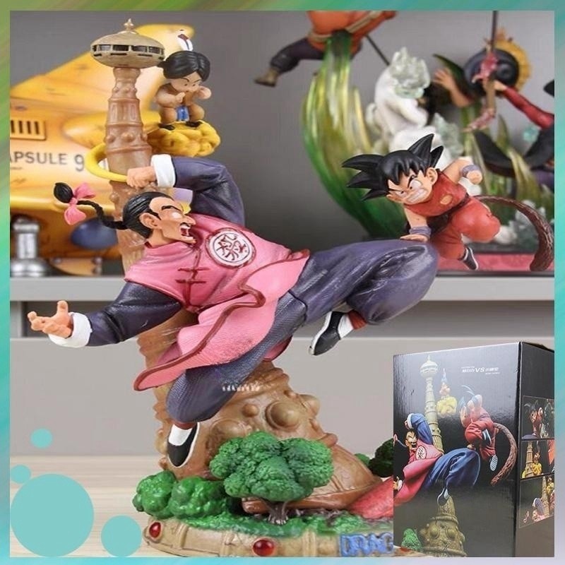 Figurine Dragon Ball - Tao Pai Vs Son Goku Enfant - 28 Cm - PVC 2023