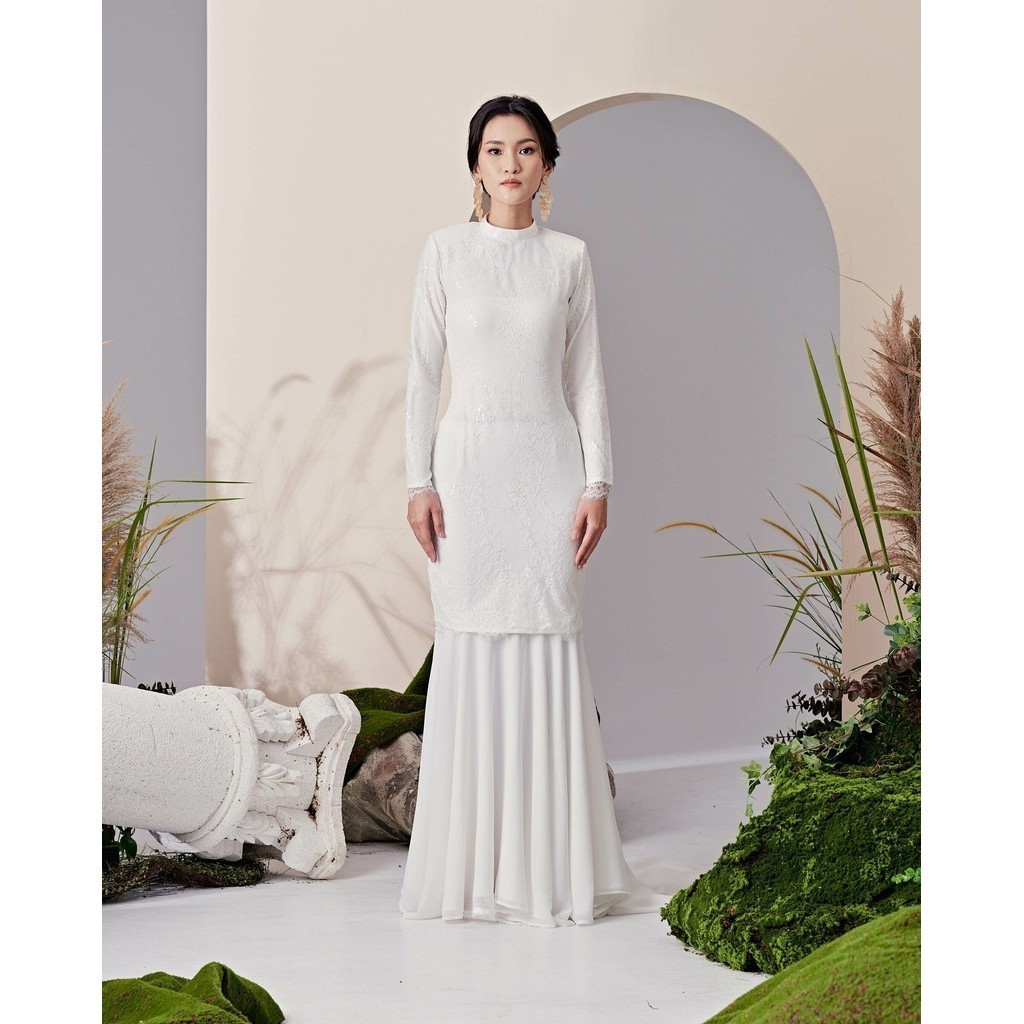 Wedding DRESS - INARA KURUNG MODERN - OFFWHITE | Shopee Philippines