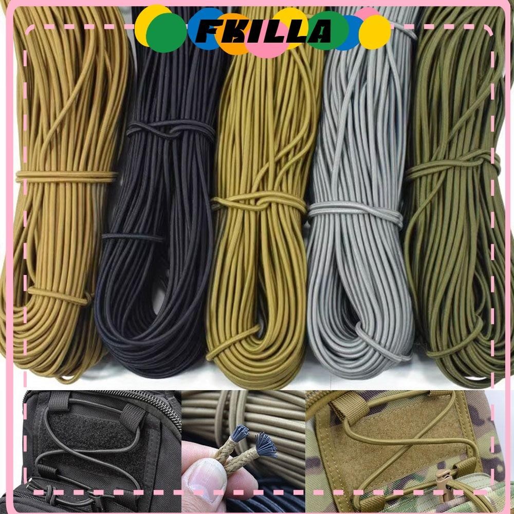 FKI Elastic Rope Rubber Band, 3mm/4mm 4 Meters Length Strong Elastic ...