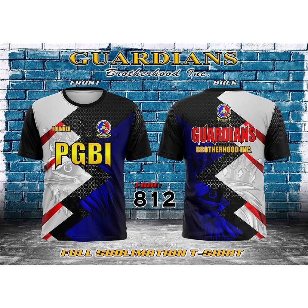 PGBI GUARDIAN BROTHERHOOD T-Shirt Men's Fully Sublimated T-Shirt Brand ...
