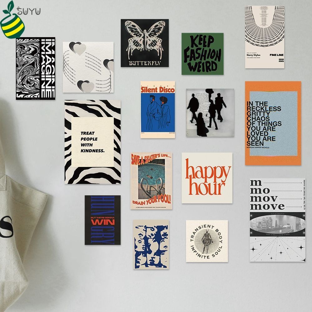 15pcs Color Mixing Wall Decor Art Prints for Bedroom Decor Watercolor