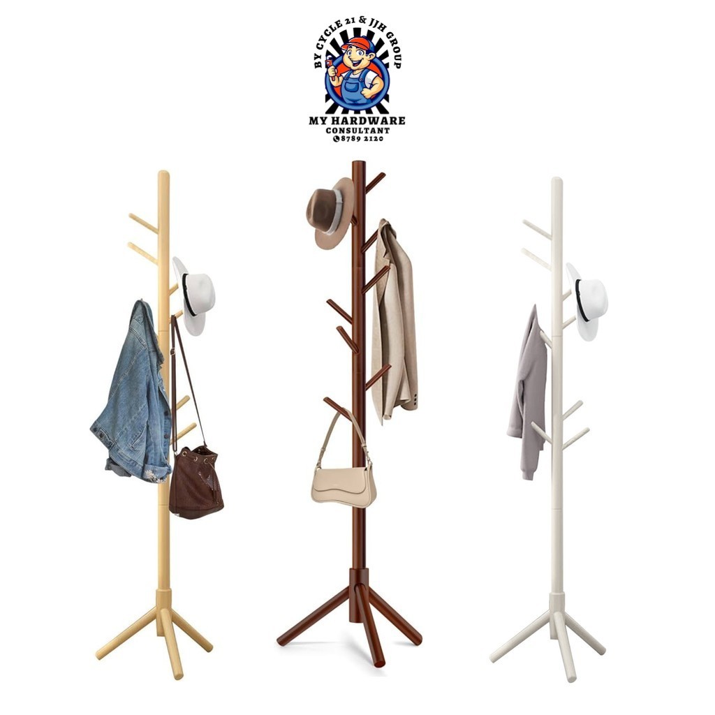 SG Triangle Coat Rack Floor Standing Clothes Rack Tree Branch Shape ...