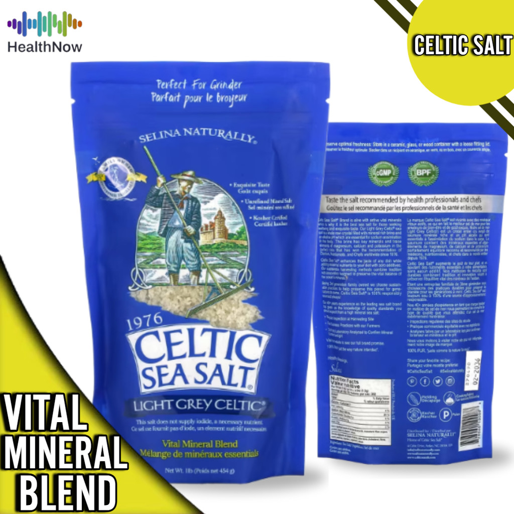 Selina Naturally Celtic Sea Salt Light Grey Celtic 1 lb Shopee