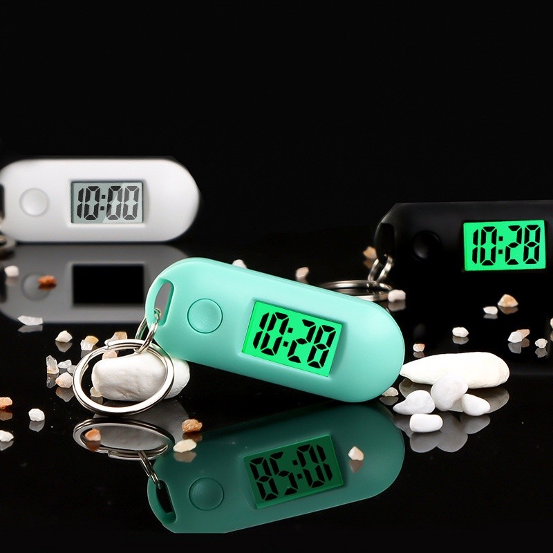 Mini Portable Silent Luminous ABS Digital Electronic Clock Student ...