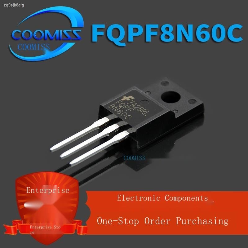 FQPF8N60C N-channel MOS field effect tube TO-220F electric vehicle ...