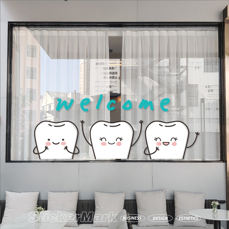 Oral Tooth Health Stomatology Wall Poster Cute Cartoon Healthy Teeth ...