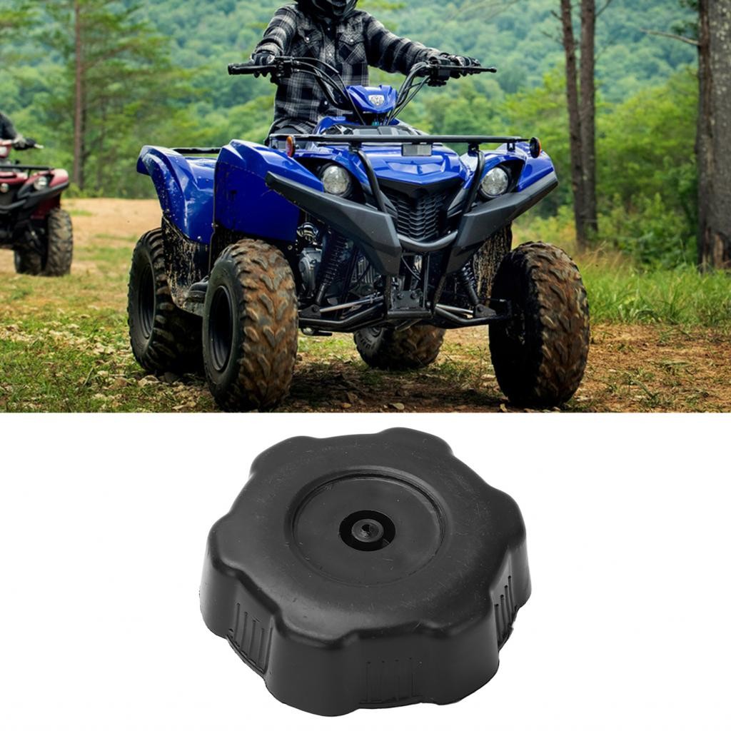 Fuel Tank Cover ABS Rugged 50mm Fuel Cap Universal Black Anticorrosion