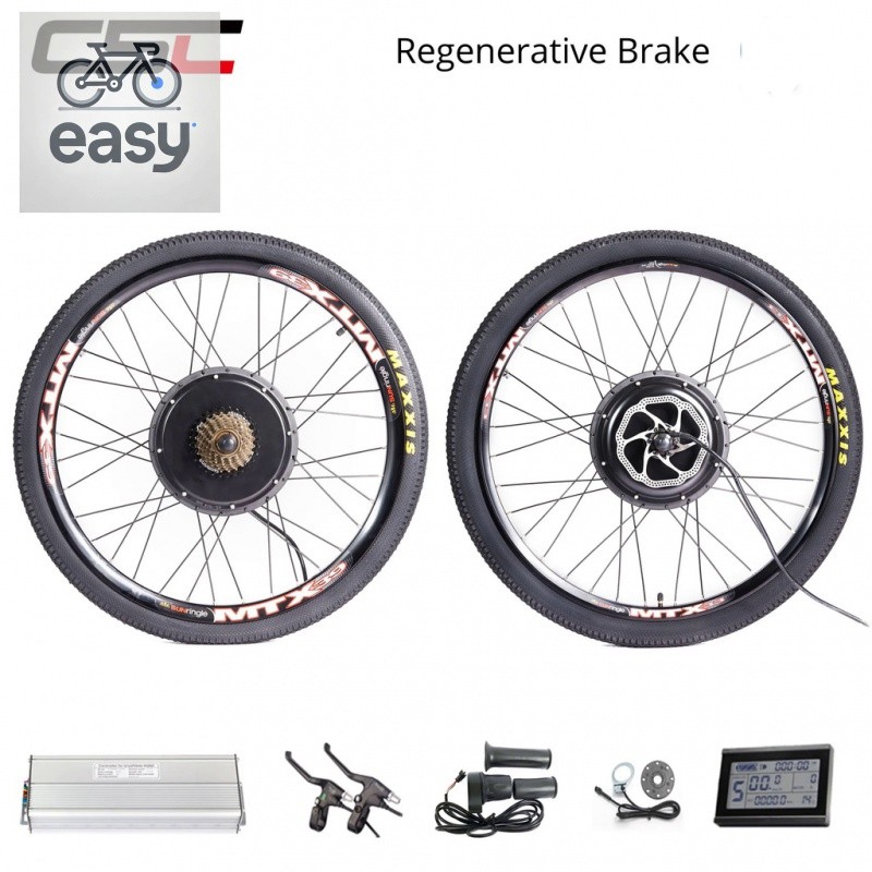 MTB Ebike Kit 36V 48V 20-29 inch 700C Electric Bike Conversion Kit 250W ...