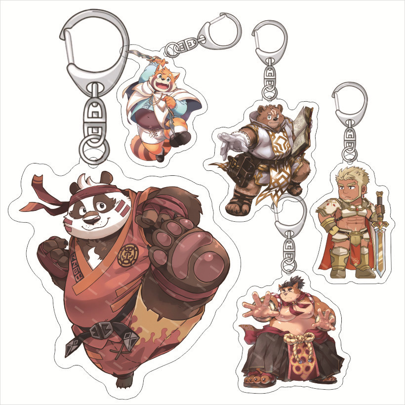 God Kizuna's Teacher Acrylic Keychain Orc Acrylic Pendant God Kizuna's ...