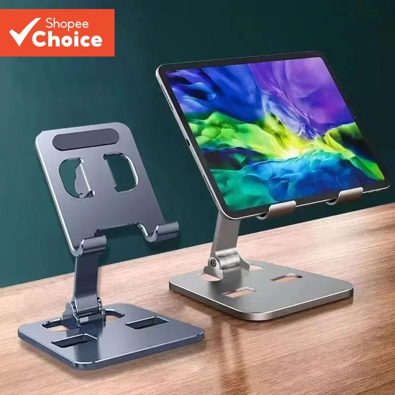 Folding Portable Desktop Metal Mobile Phone Stand Desk Lazy Stand ...