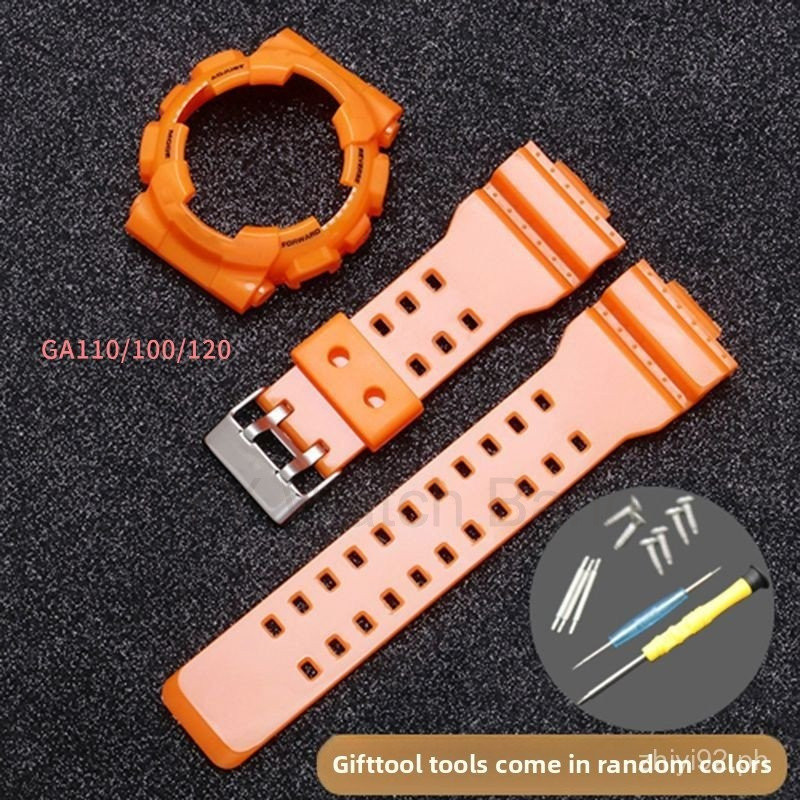 GA110/100/120 GD110/100/120 Black Gold Watch Strap & Case Mod ...