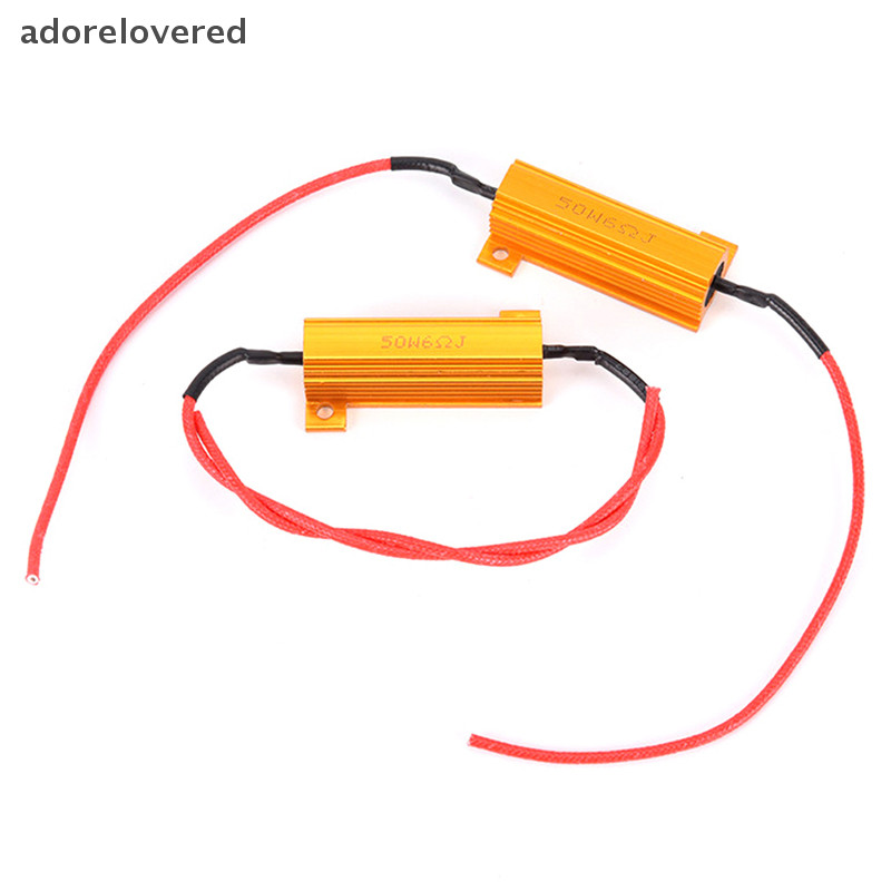 LED Decoder, 2 X H7 50W 6ohm LED Decoder Flash Load - View #6