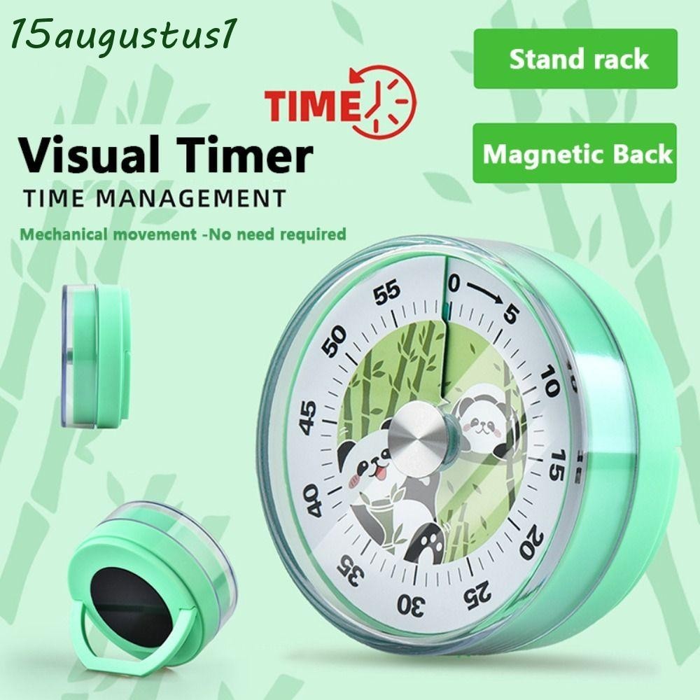 AUGUSTUS Cartoon Visual Timer, Silent Operation Magnetic Back Countdown ...