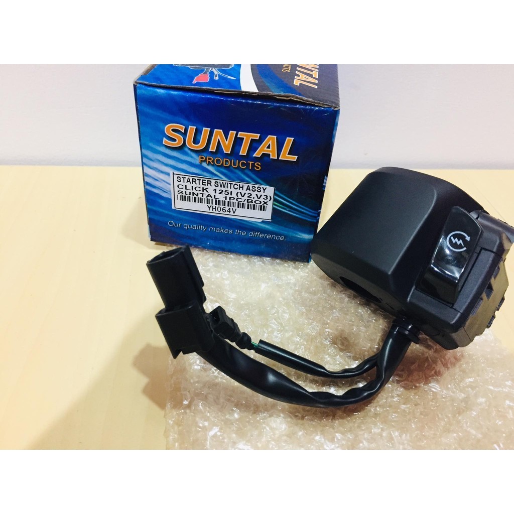 SUNTAL STARTER SWITCH ASSY CLICK 125 i V1 V2 YH064V | Shopee Philippines