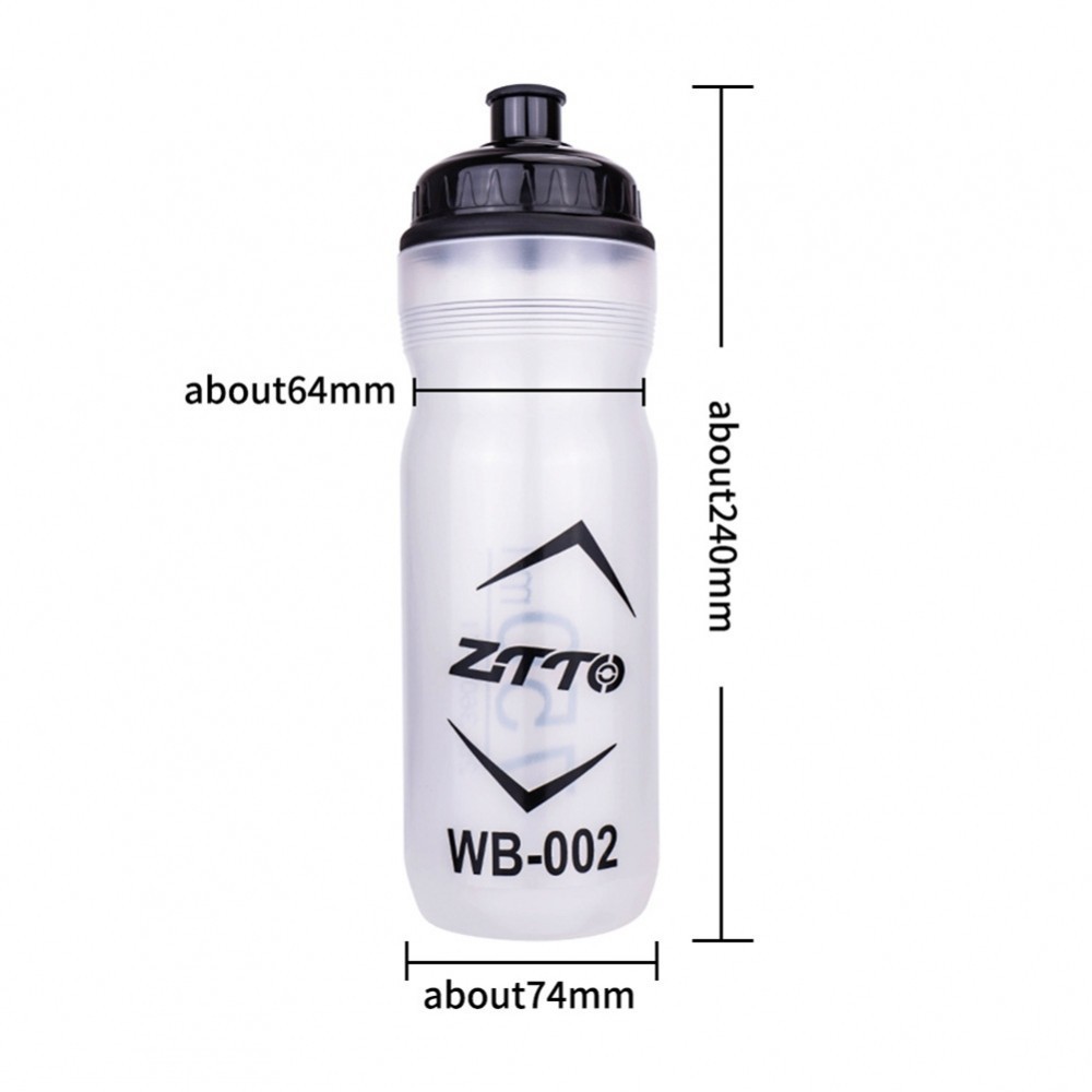 Water Bottle 240*74*74mm Food Grade Mountain 750ml Food Grade Silicone