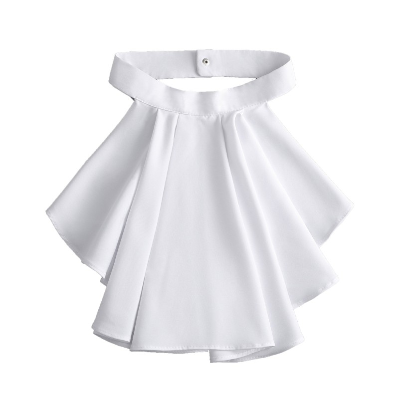 BUA Detachable Ruffled Jabot Collar Multilayered Lace Collar for ...