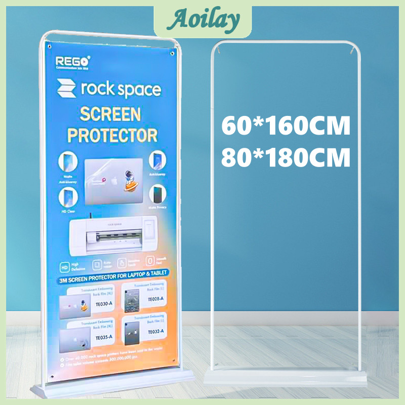 Door Frame Banner Stand Metal Roll Up Banner Stand Poster Tarpaulin ...