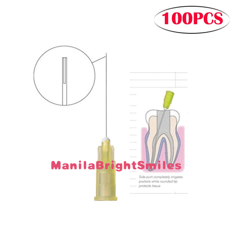 100pcs Dental 30GA Root Canal Washing Needle Tip Endo Irrigation needle