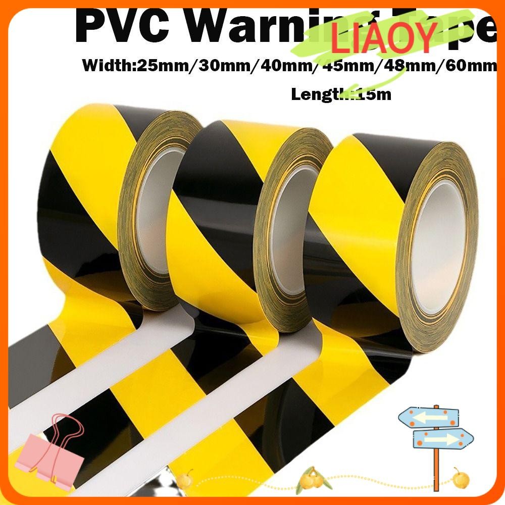 LIAOYING1 PVC Warning Tape, Adhesive Anti-slip Safety Traction Tape ...