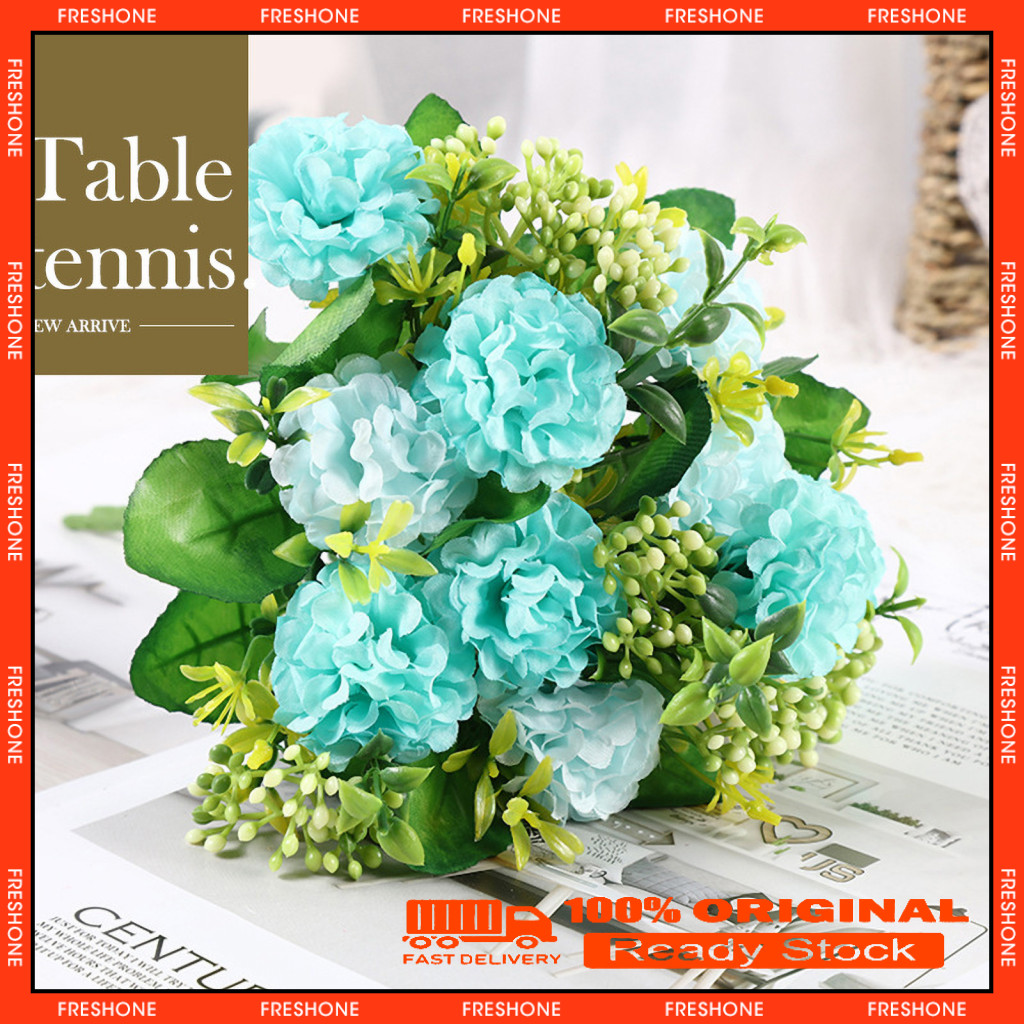 FreShone- Realistic Floral Arrangement Faux Chrysanthemums Realistic ...