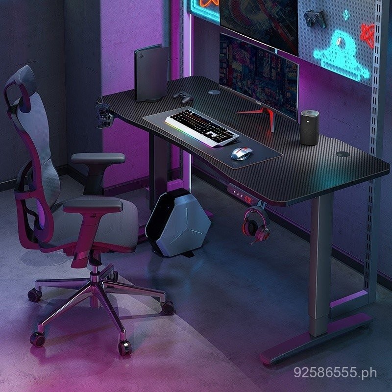 Electric Height Adjustable Desk Gaming Desk Study Desk Office Writing ...